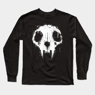 Cat Skull Graffiti Long Sleeve T-Shirt